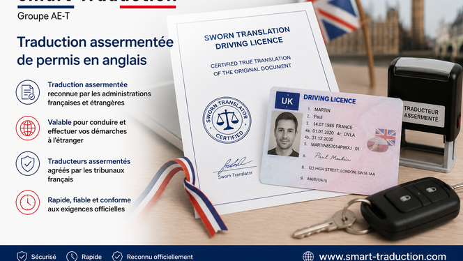 alt="Comment faire traduire mon permis de conduire : traduction assermentée pour échange de permis, expatriation et démarches administratives internationales"